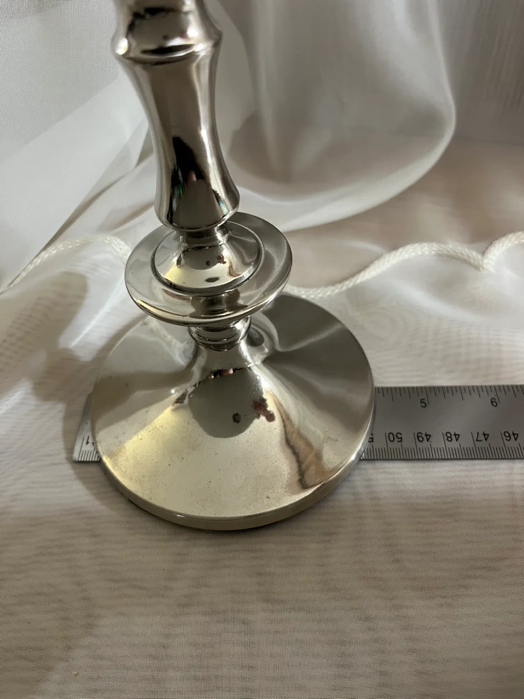 Silver Metal Candlestick Holders - Set of 2 image indicator(5)