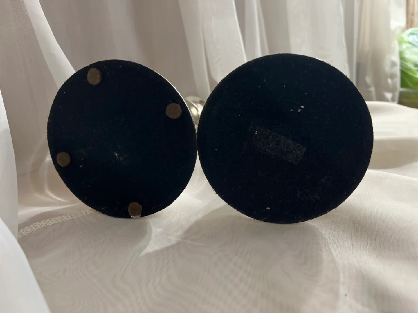 Silver Metal Candlestick Holders - Set of 2 image indicator(7)