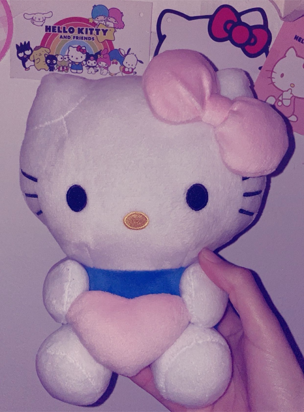 Hello Kitty Plush Toy with Heart