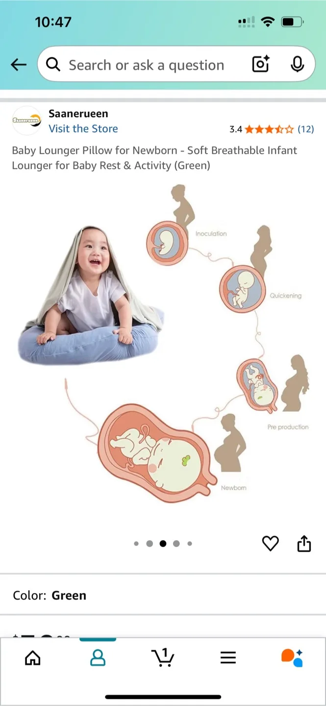 Baby Lounger - White image indicator(6)