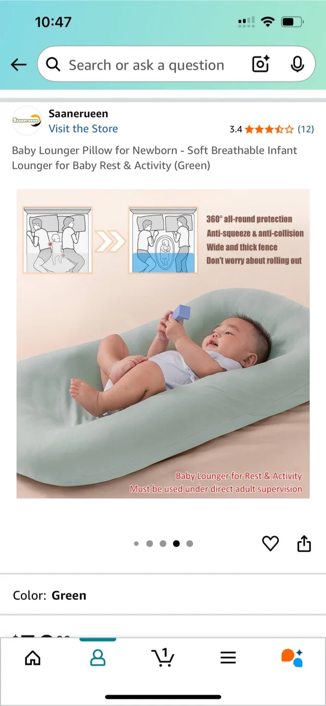 Baby Lounger - White image indicator(7)