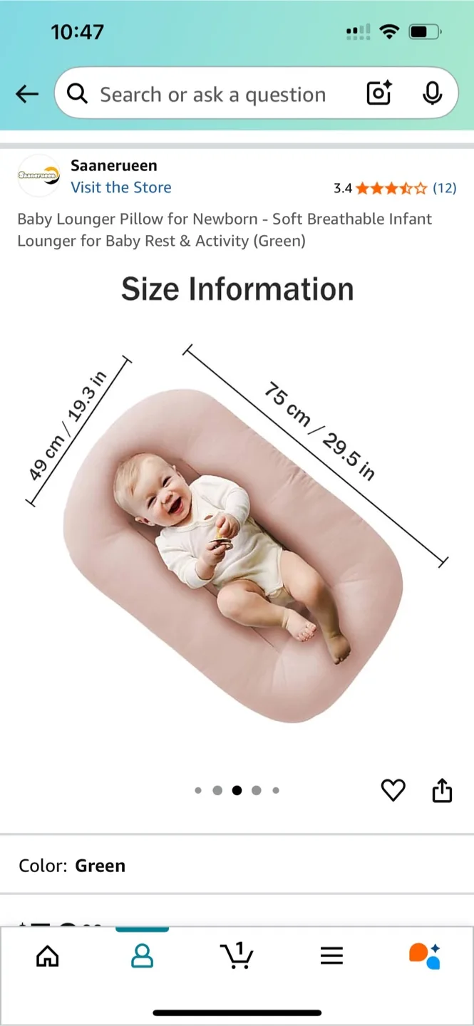 Baby Lounger - White image indicator(8)