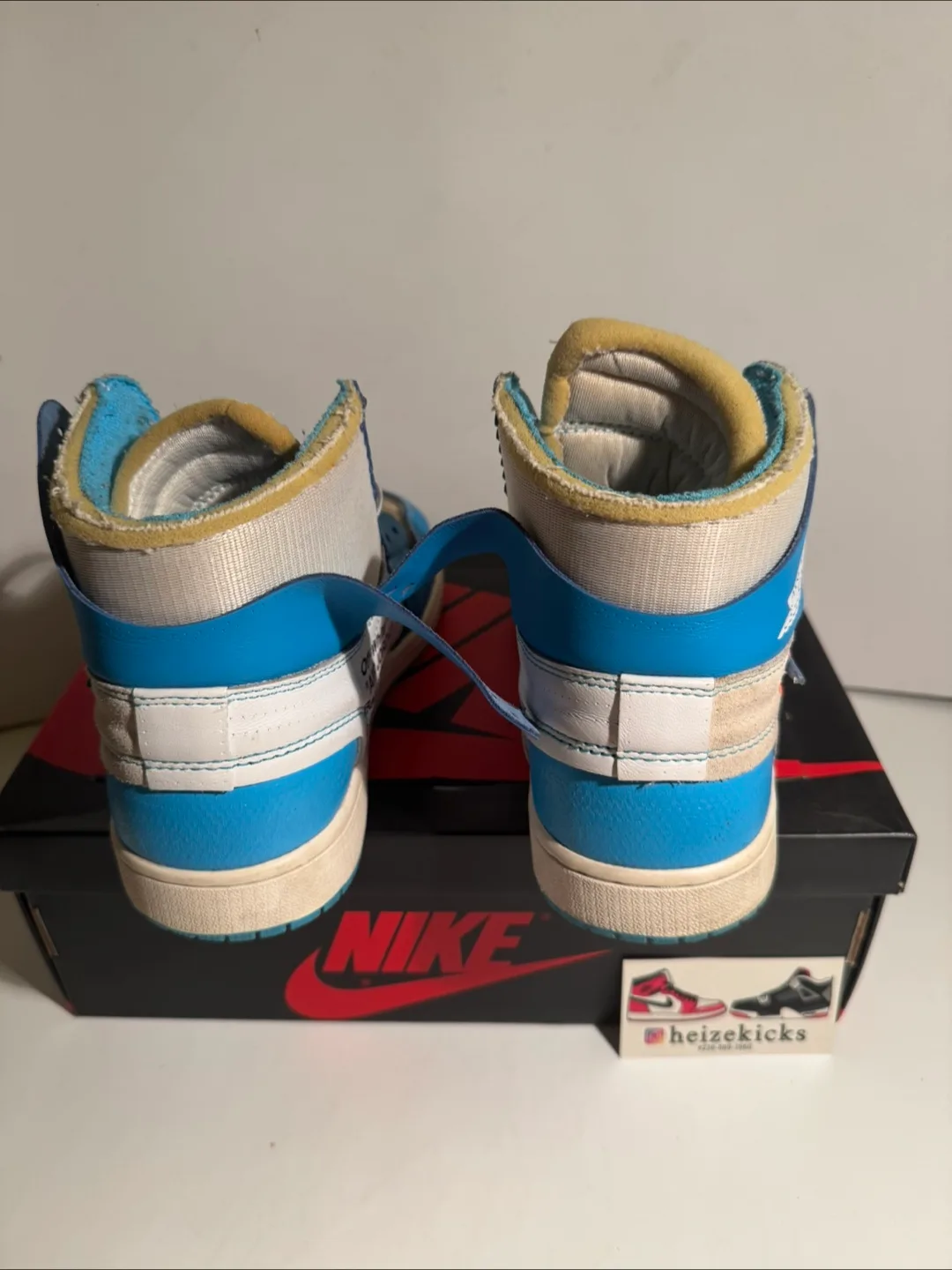 Jordan 1 High Off White UNC size 9.5 image indicator(4)