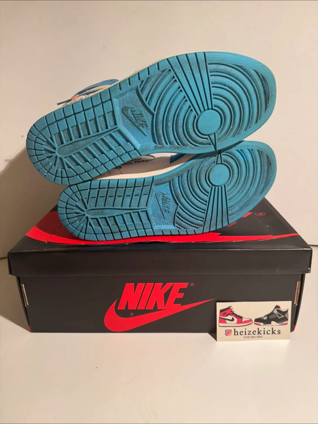 Jordan 1 High Off White UNC size 9.5 image indicator(5)