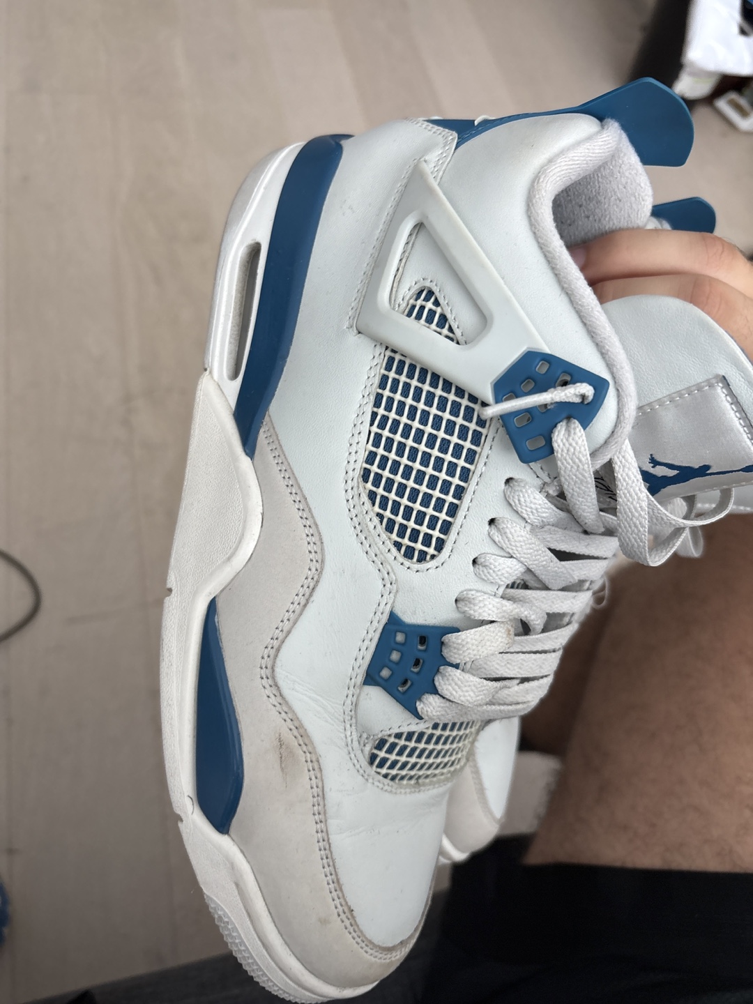 Air Jordan 4 Retro military blues - photo 3