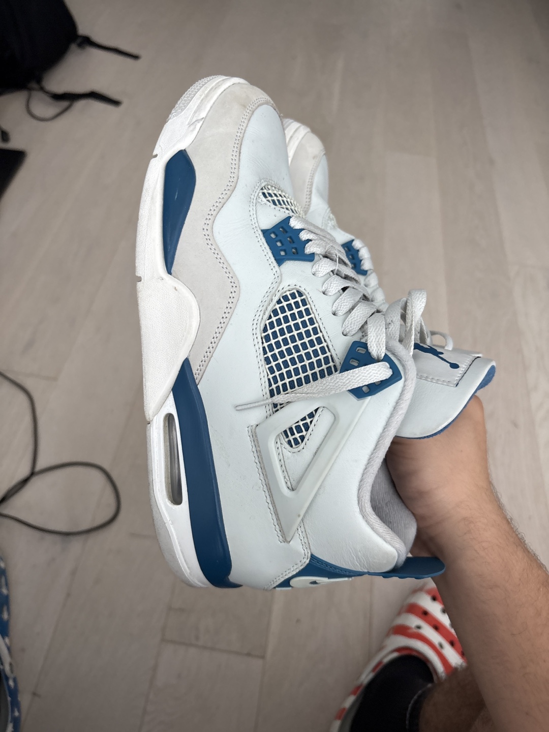 Air Jordan 4 Retro military blues - photo 2