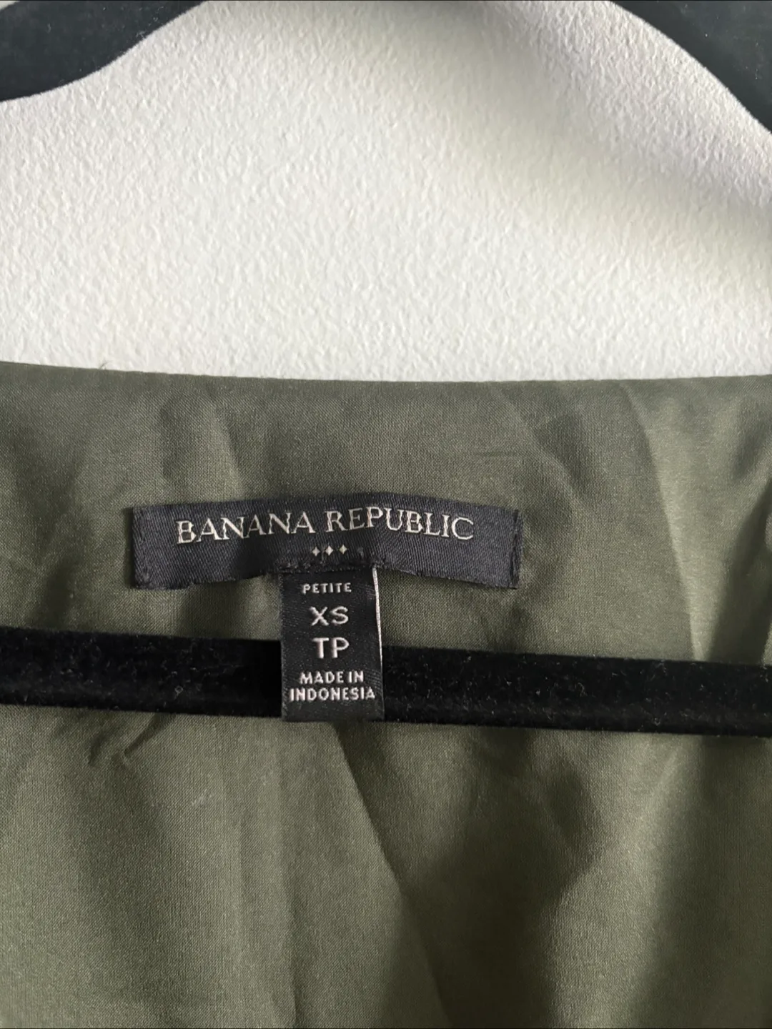 Banana Republic Olive Green Wrap Dress - XS image indicator(3)