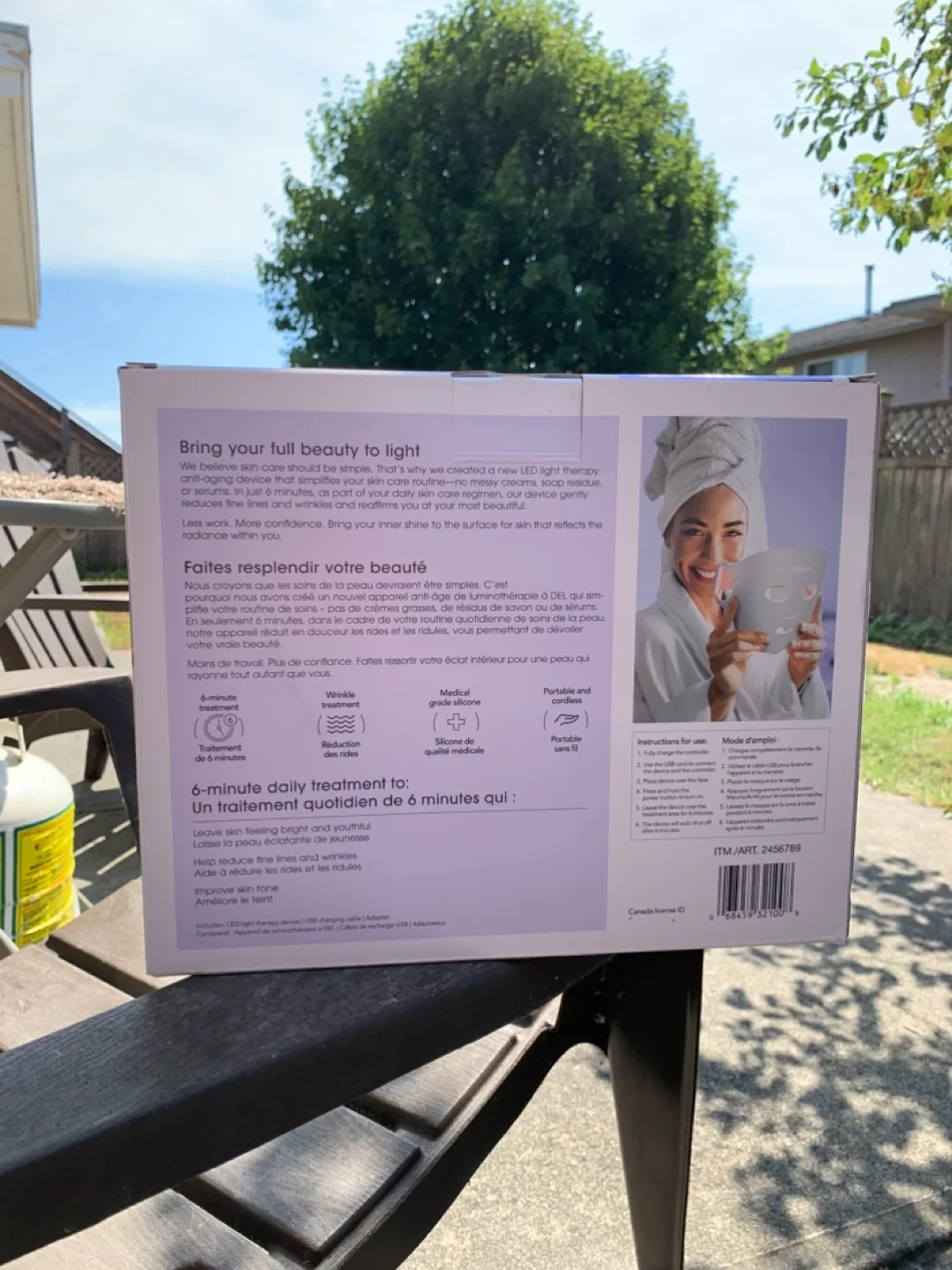 Conair True Glow LED Light Therapy Face Mask image indicator(2)