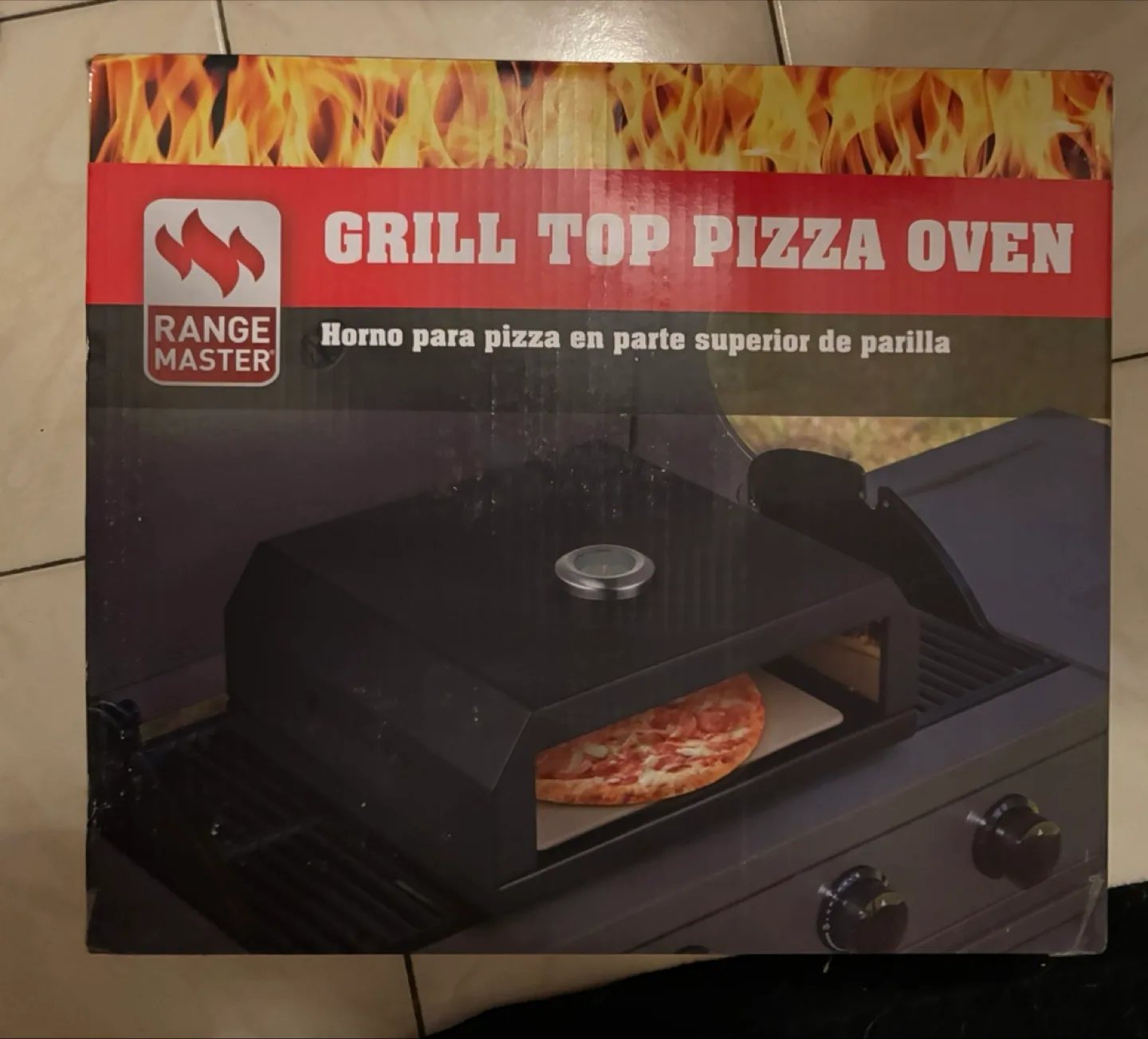 BNIB Range Master Grill Top Pizza Oven thumbnail