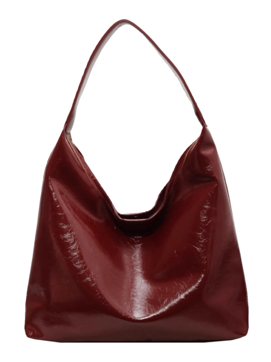 Burgundy Boho Tote Bag image indicator(5)
