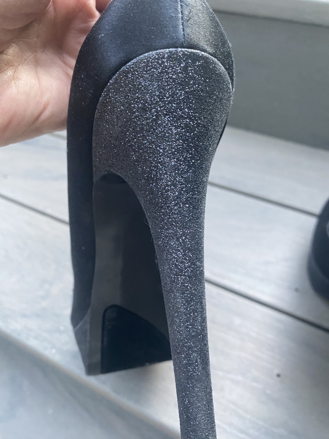 5” Black Stiletto High Heels - photo 4