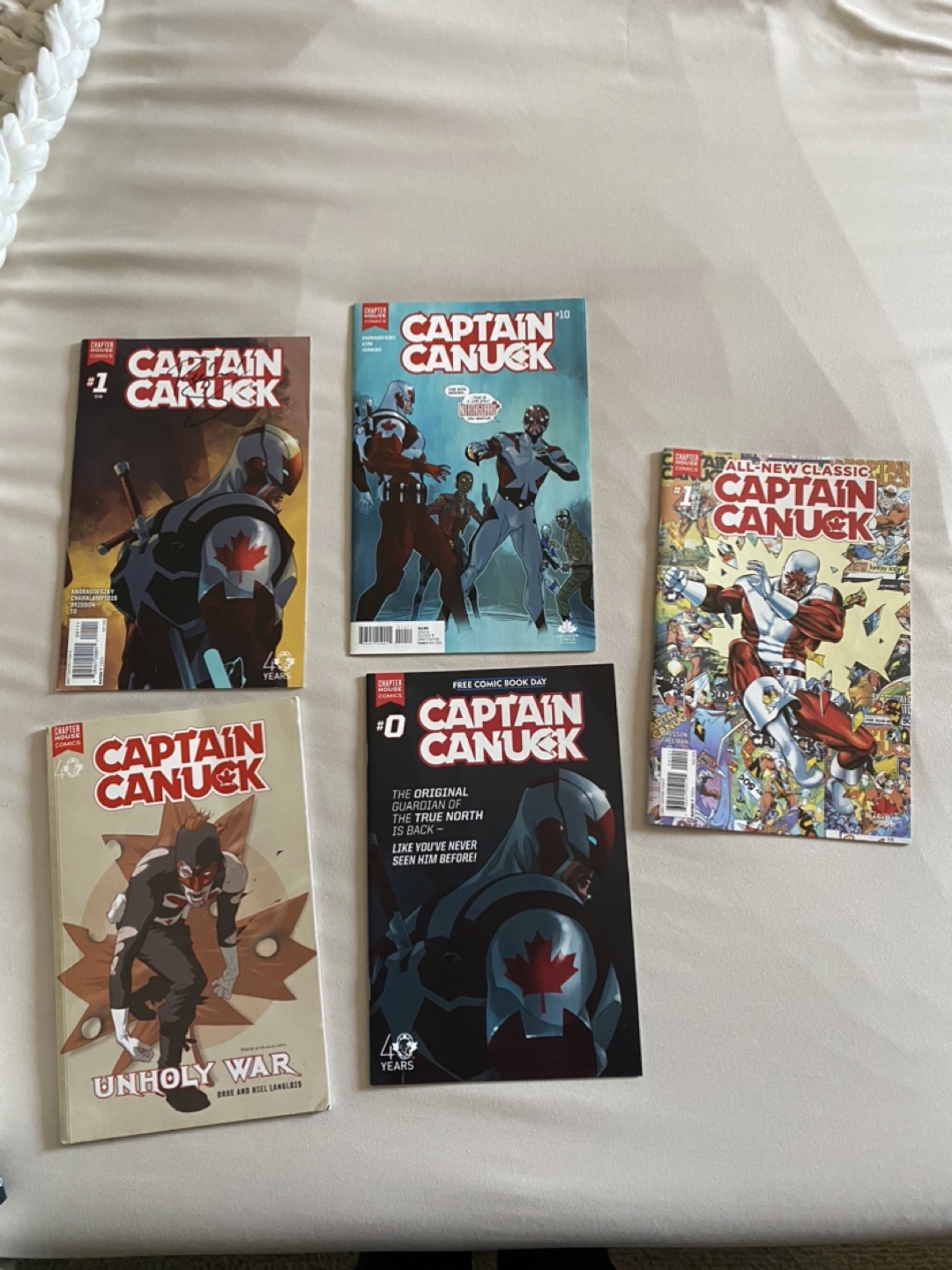 Captain Canuck Comic Book Lot