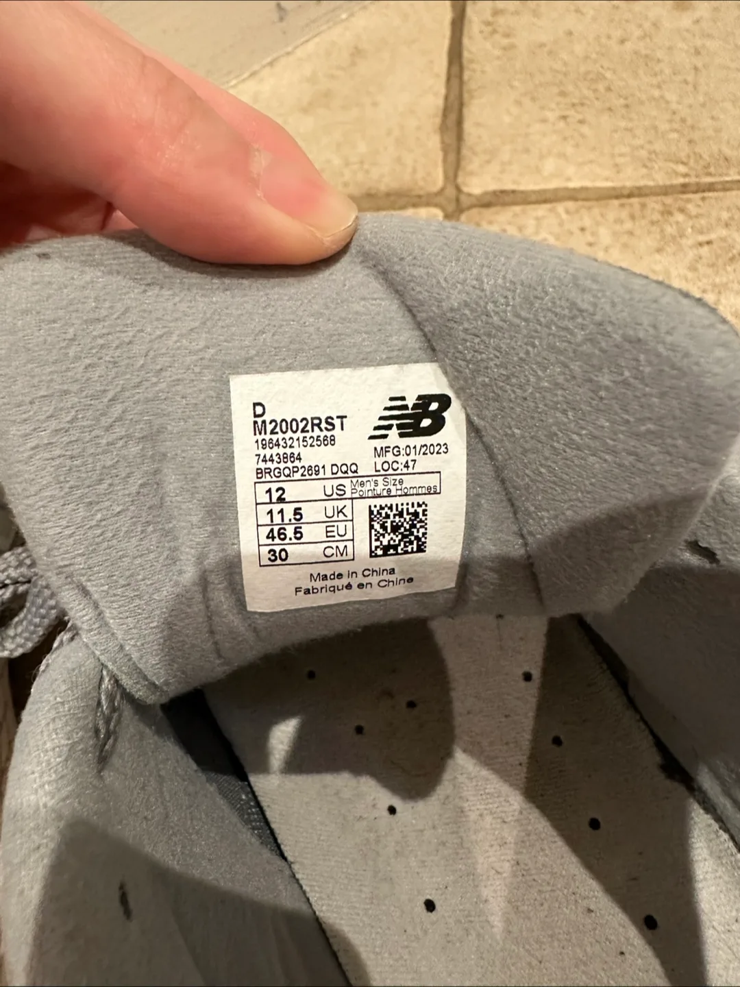 New Balance 2002R Grey Sneakers US 12 men’s image indicator(6)