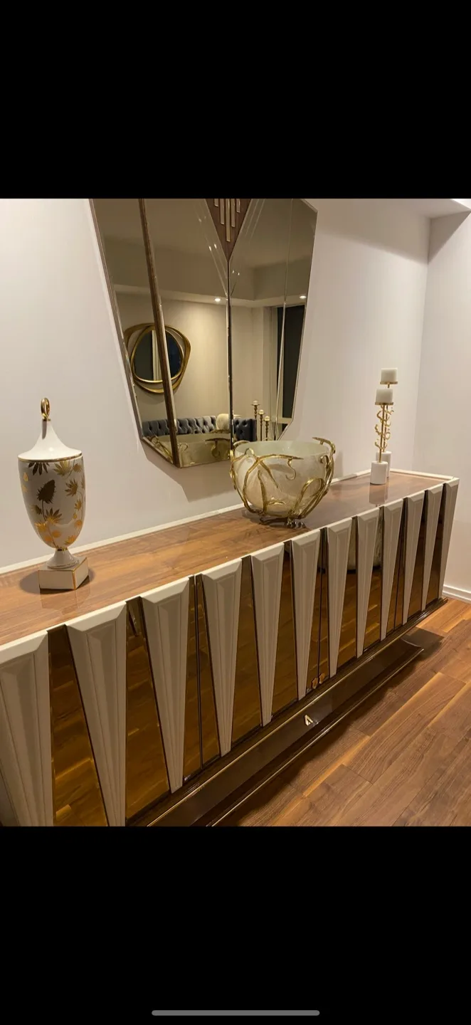 Luxury Dining room buffet and sidebar with mirror (MOVING SALE) thumbnail