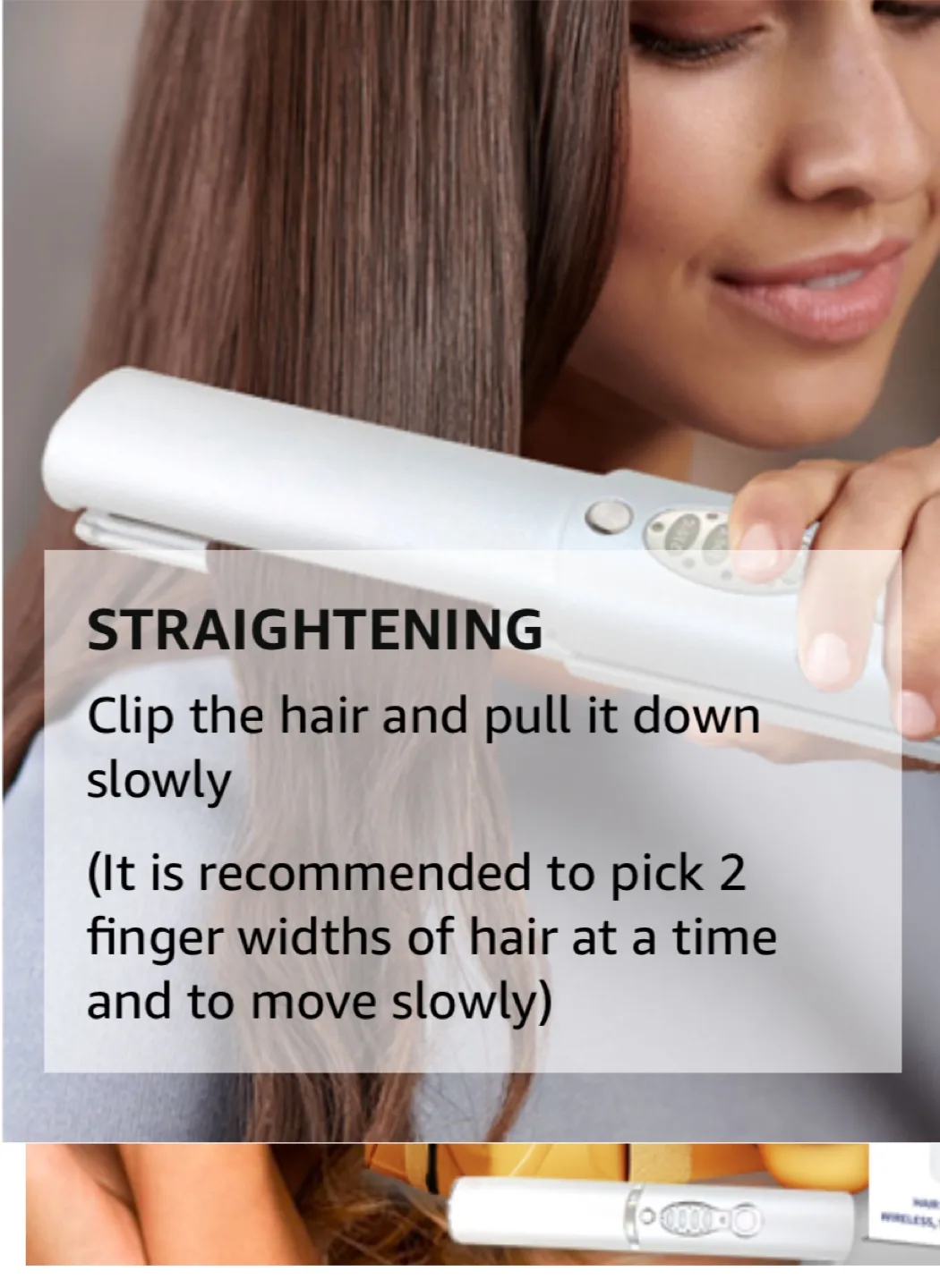 Adobird 2-in-1 Cordless Hair Straightener image indicator(6)