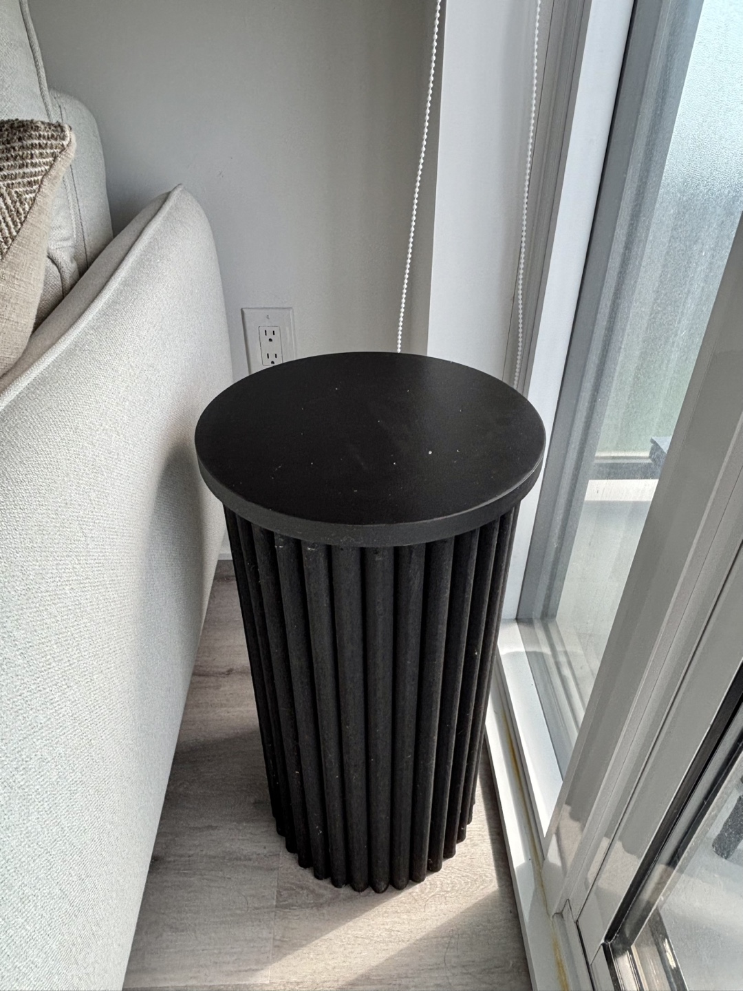 Black Side Table - Like New! - photo 2