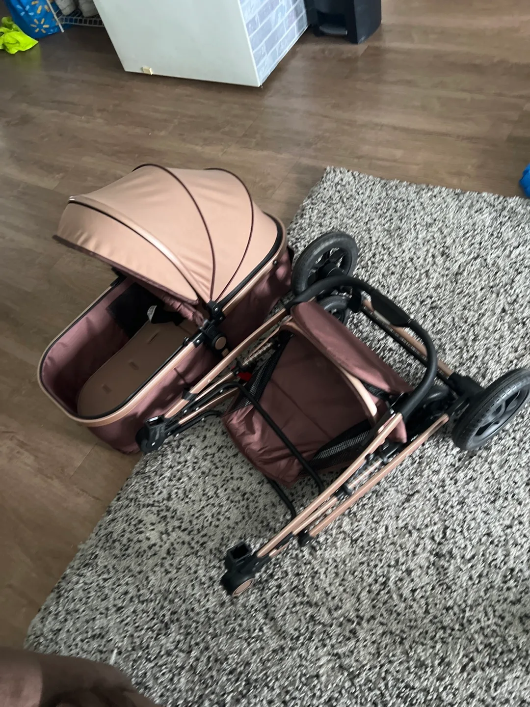 Brown Baby Stroller image indicator(4)