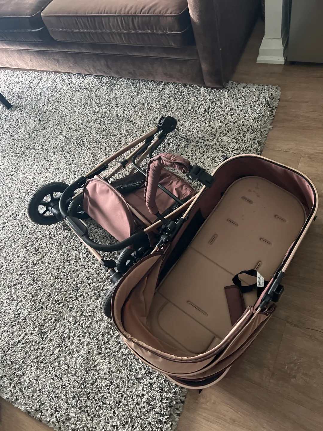 Brown Baby Stroller image indicator(5)