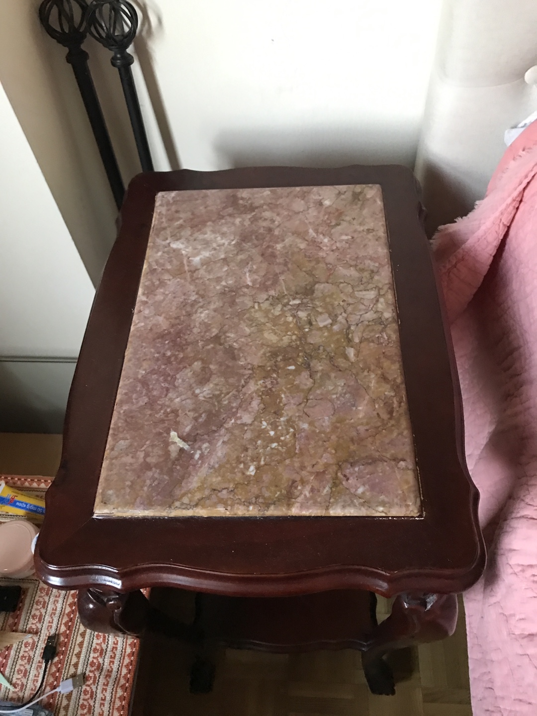 Marble Top Accent Table - photo 2