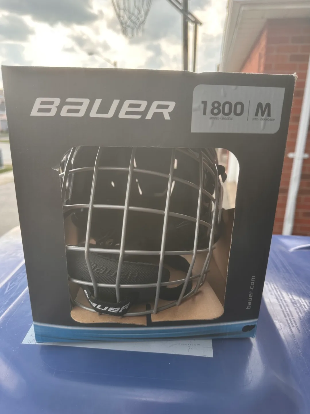 Bauer 1800 M Hockey Helmet Combo CTC - NEW thumbnail