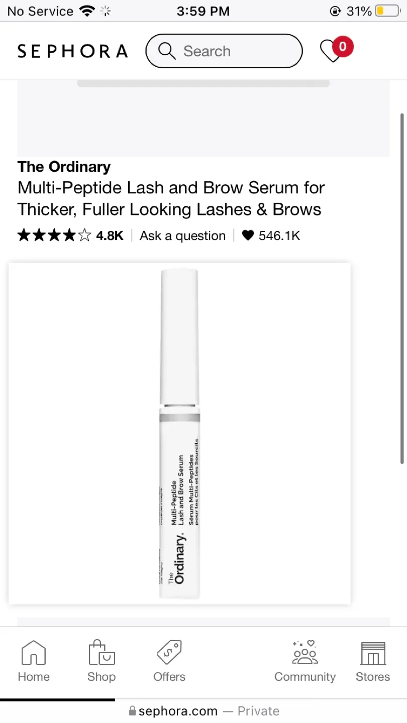 Never used Deceim Multi-Peptide Lash and Brow Serum thumbnail
