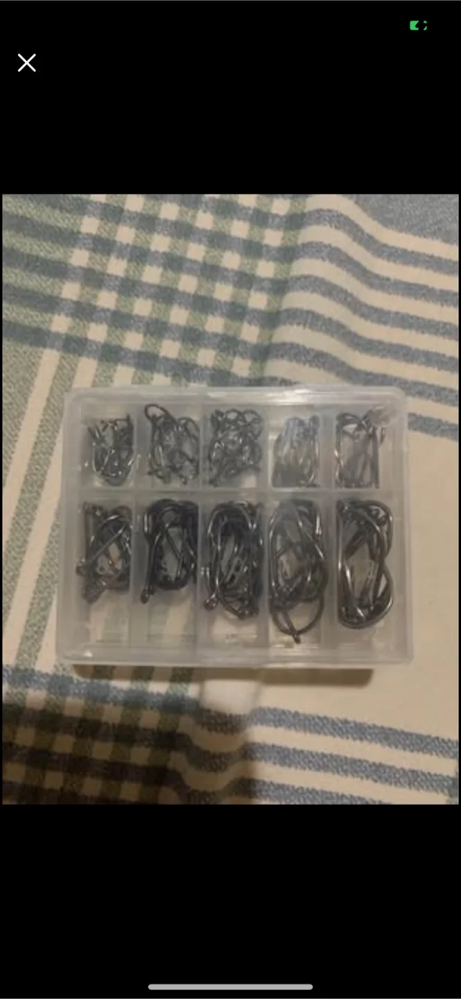 Fishing Hooks Set with Box image indicator(5)