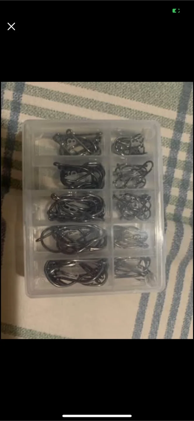 Fishing Hooks Set with Box image indicator(3)