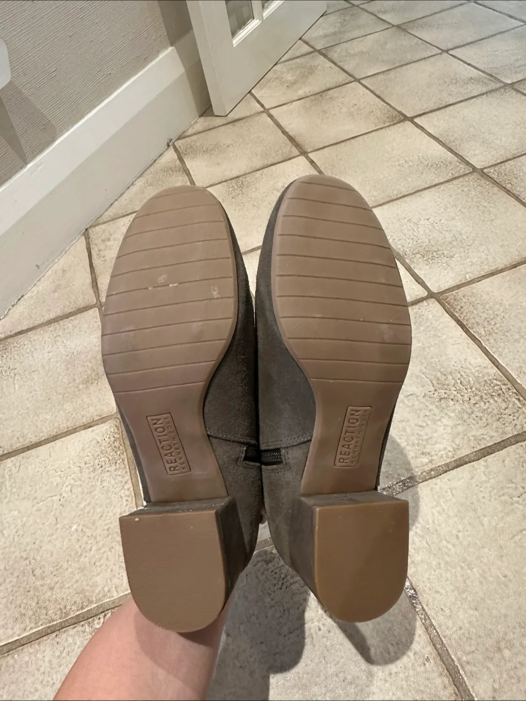 Kenneth Cole Reaction Suede Booties Size 7.5 image indicator(7)