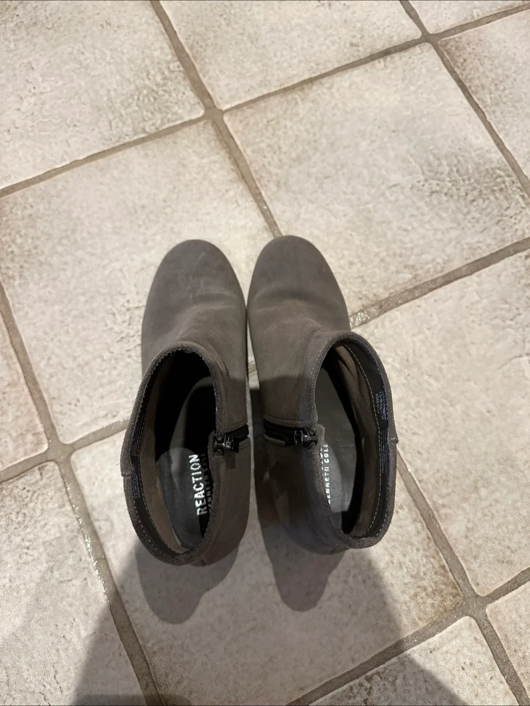 Kenneth Cole Reaction Suede Booties Size 7.5 image indicator(5)