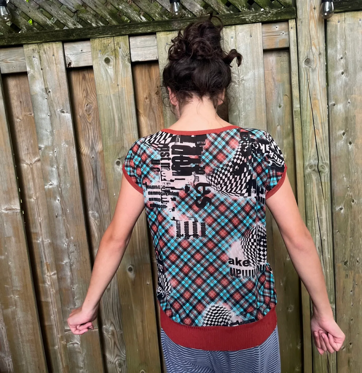 Colourful Patterned Top thumbnail
