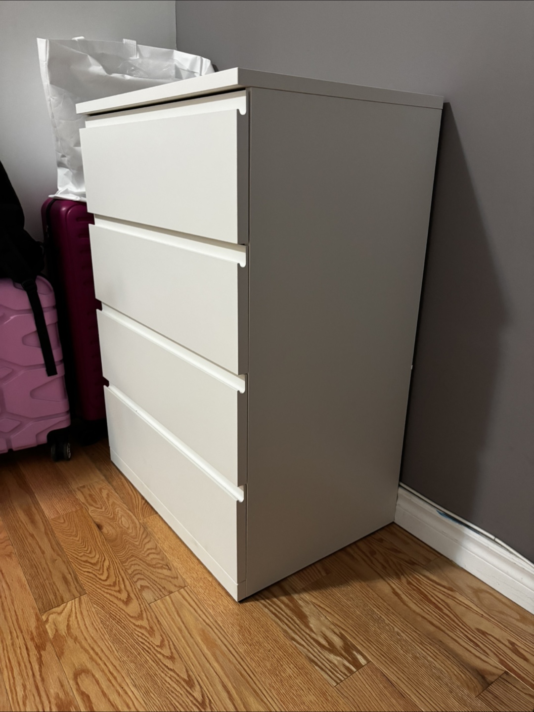 IKEA Hemnes White 4-Drawer Chest - photo 2