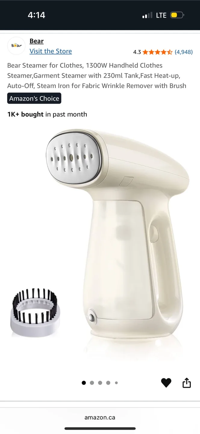 Handheld clothes Steamer thumbnail