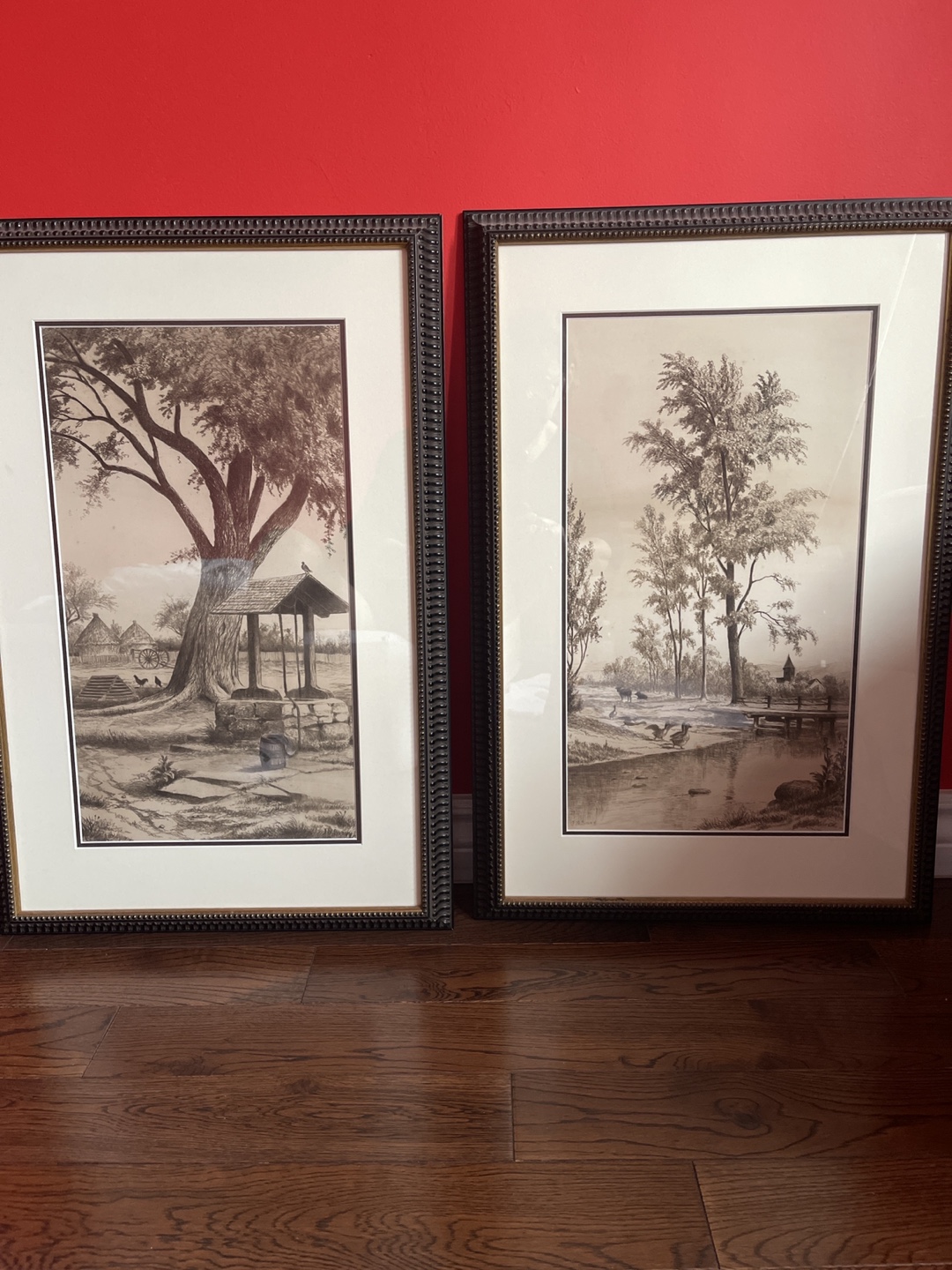 Framed Wall Art Prints - Set of 2