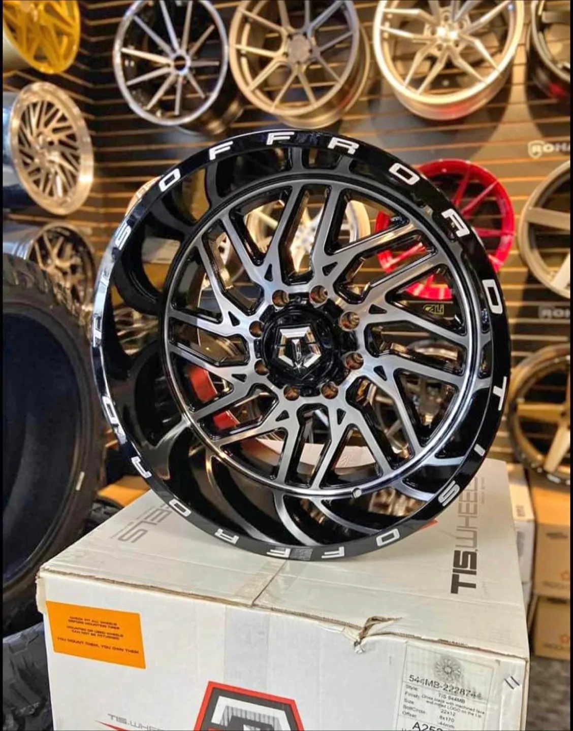 TIS Wheels 22x12 6lug 24x14 8x16.5 thumbnail