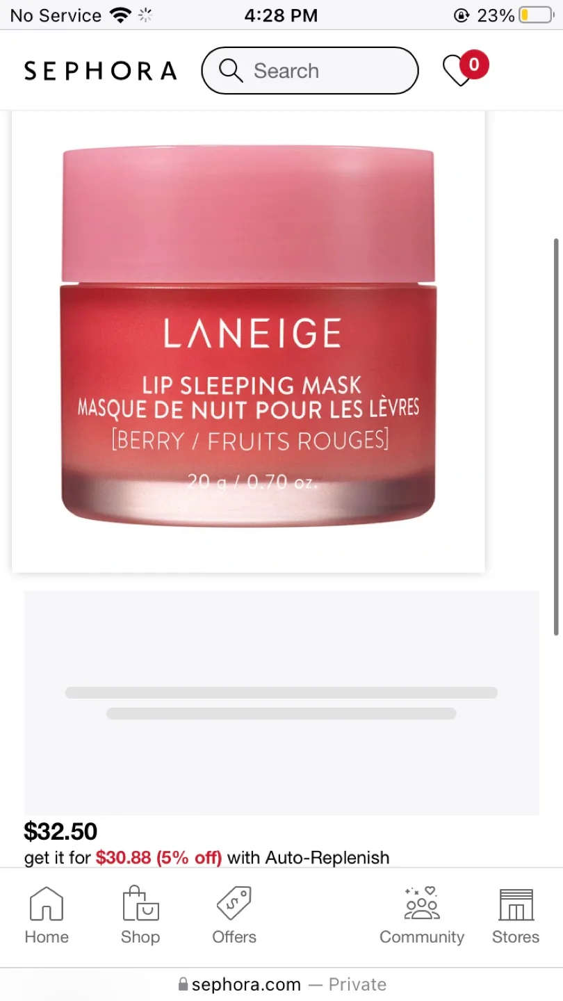 Never used Laneige Lip Sleeping Mask Nourish & Hydrate image indicator(2)