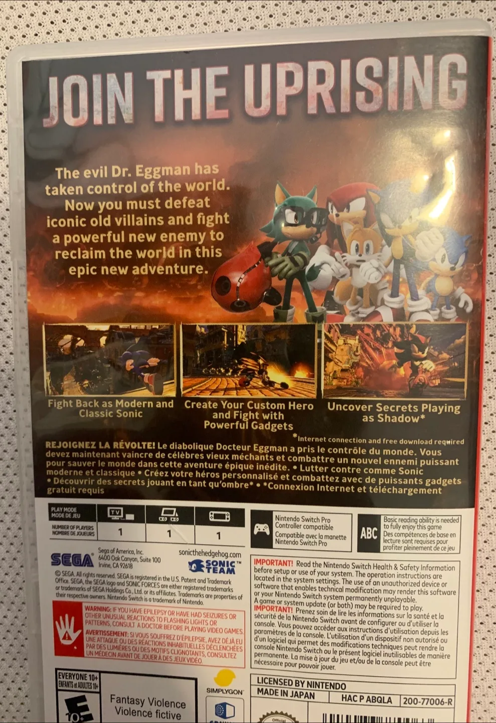 Sonic Forces for Nintendo Switch image indicator(3)