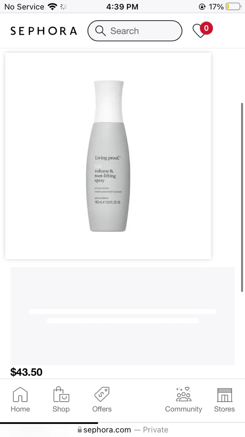 Never used Living Proof Full Volume & Root-Lifting Spray mini image indicator(2)