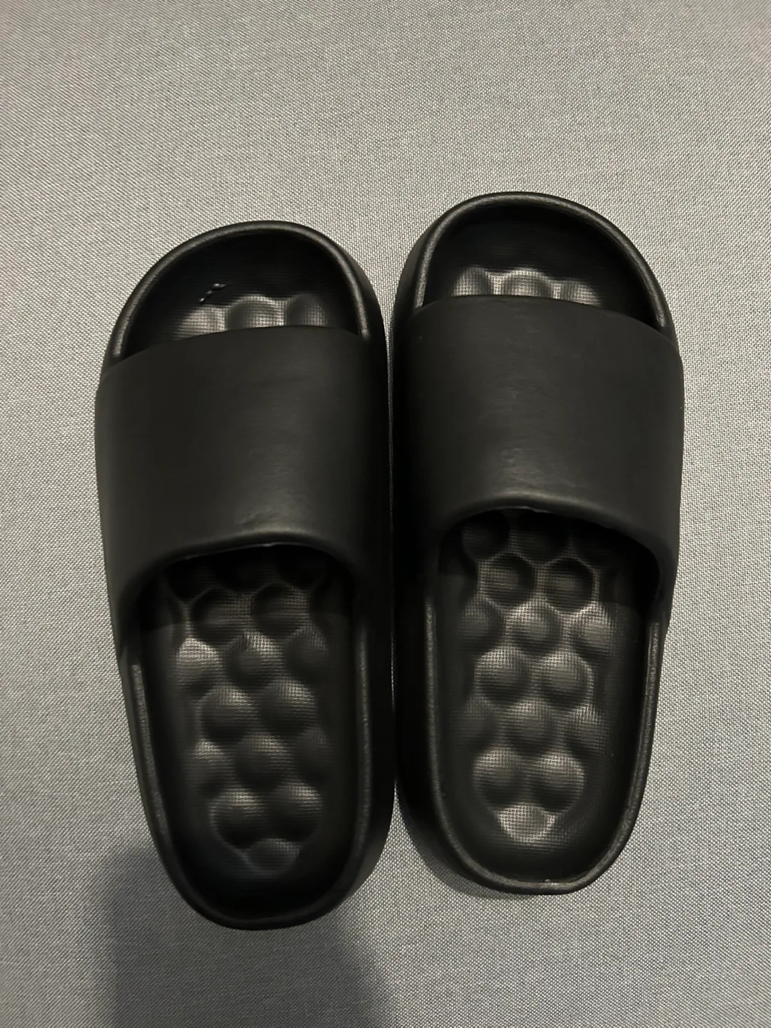 NEWCQUZY Cloud Slide Sandals - Black, Size 38-39 thumbnail