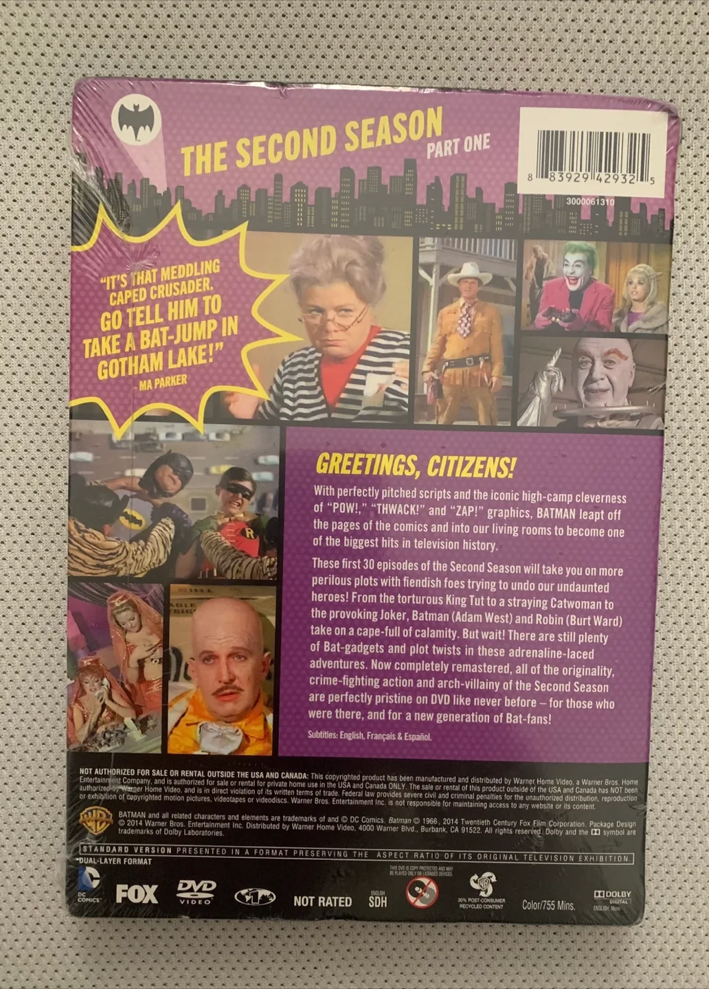 Batman The Television Series: The Second Season Part One DVD image indicator(2)