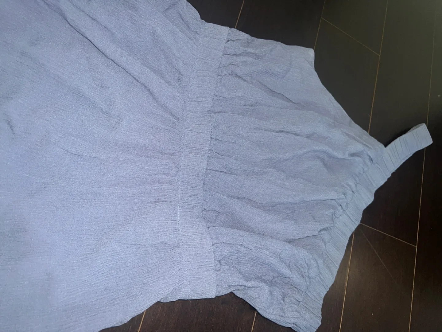 A&F One-Shoulder baby blue Dress - Size S image indicator(4)