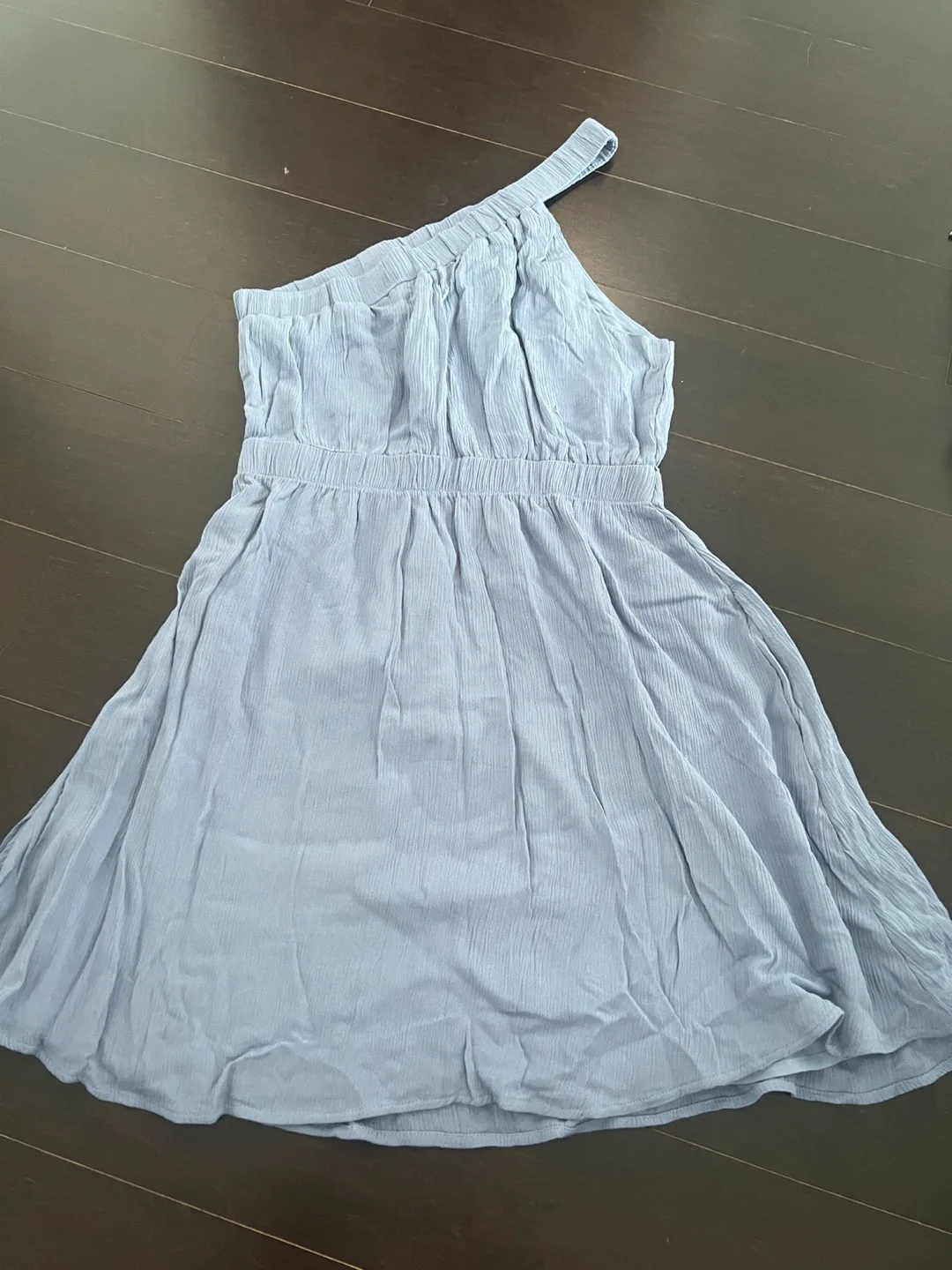 A&F One-Shoulder baby blue Dress - Size S image indicator(2)
