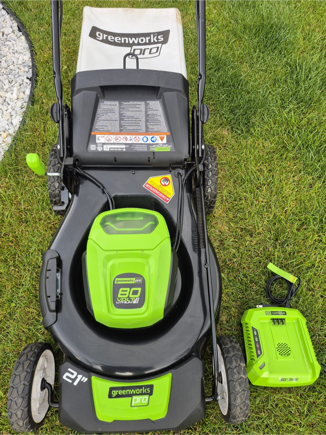 Greenworks Pro 80V 21" Cordless Lawn Mower - photo 2