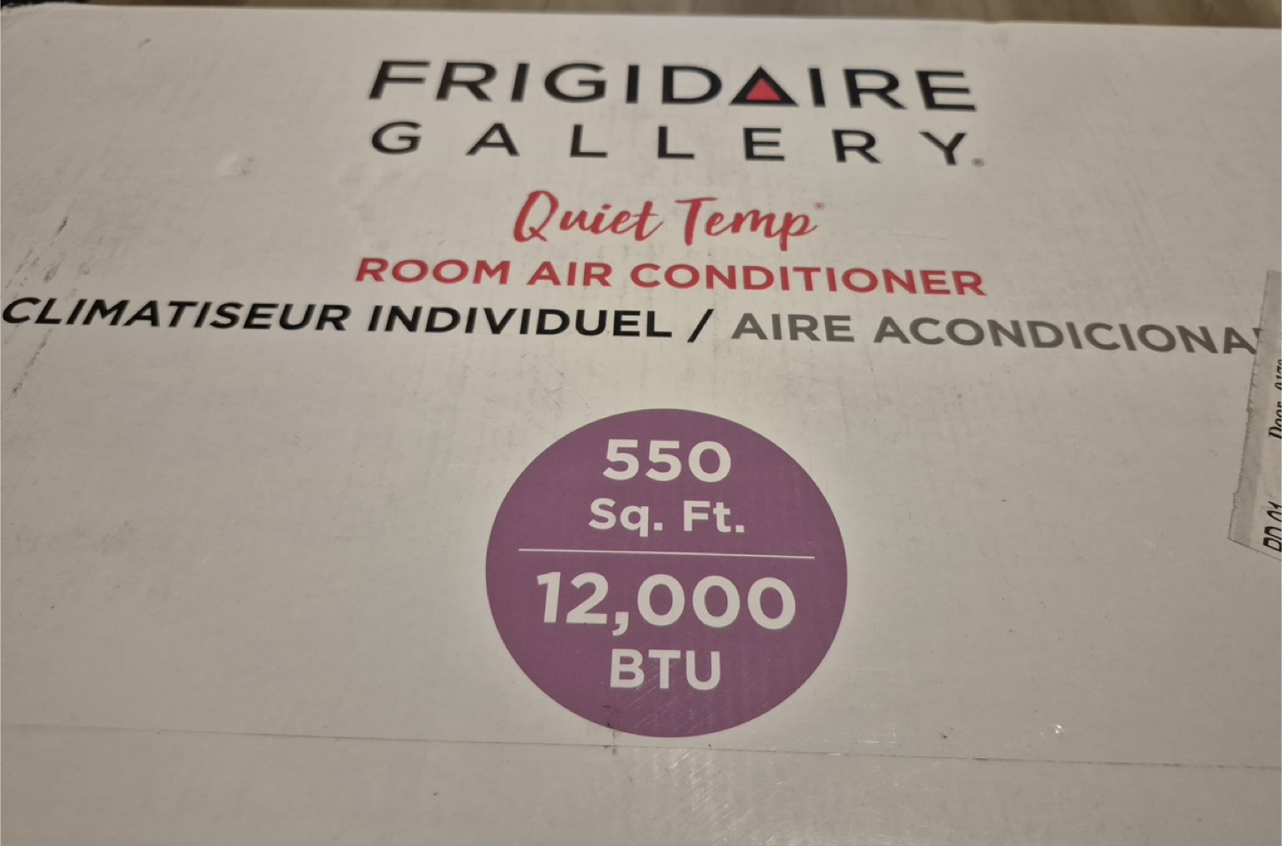 Frigidaire Gallery Quiet Temp Room Air Conditioner