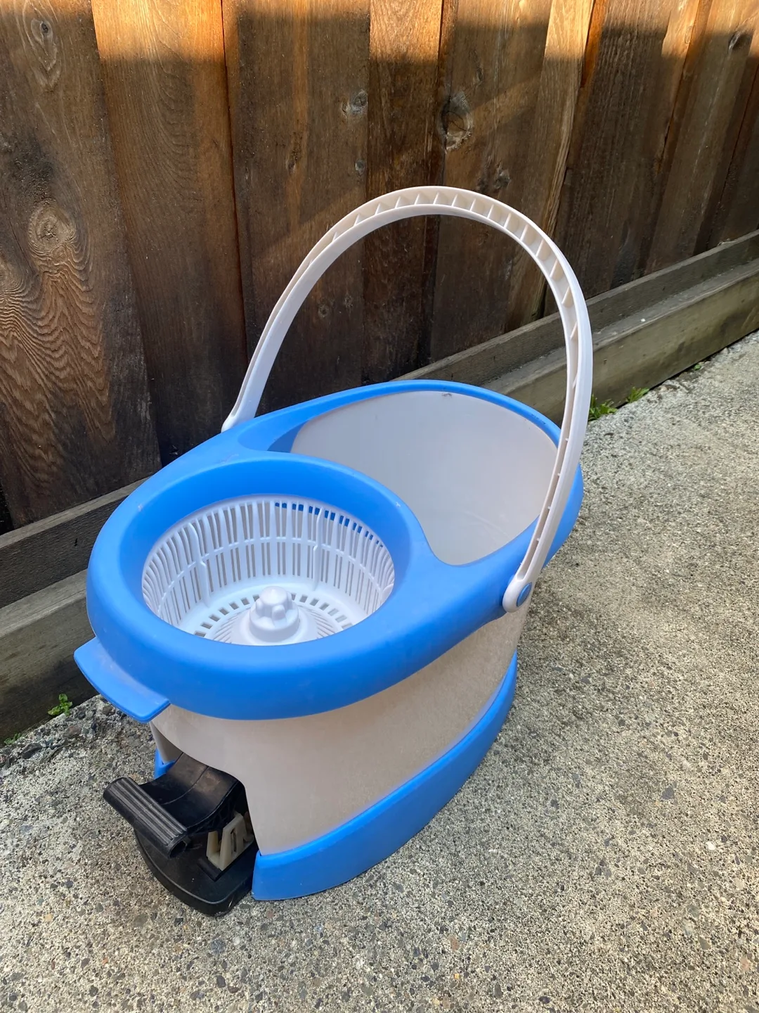 Spin Mop Bucket - Blue & Beige thumbnail