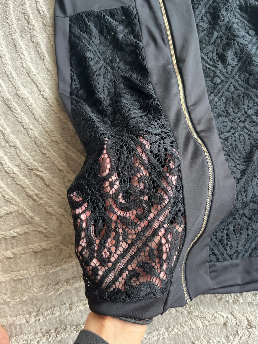 Black Lace Detail Dress NEW image indicator(3)