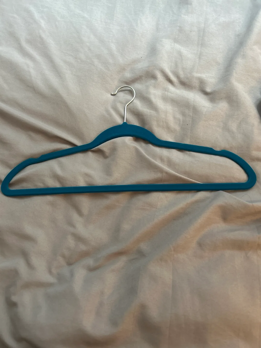 Teal Velvet Hangers 12pc thumbnail