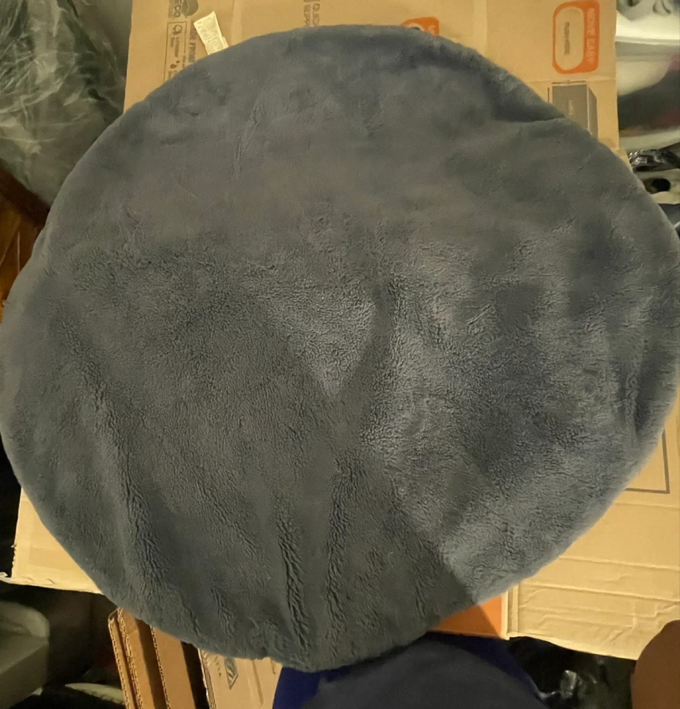 #freecycle  Gray Round Floor Cushion thumbnail