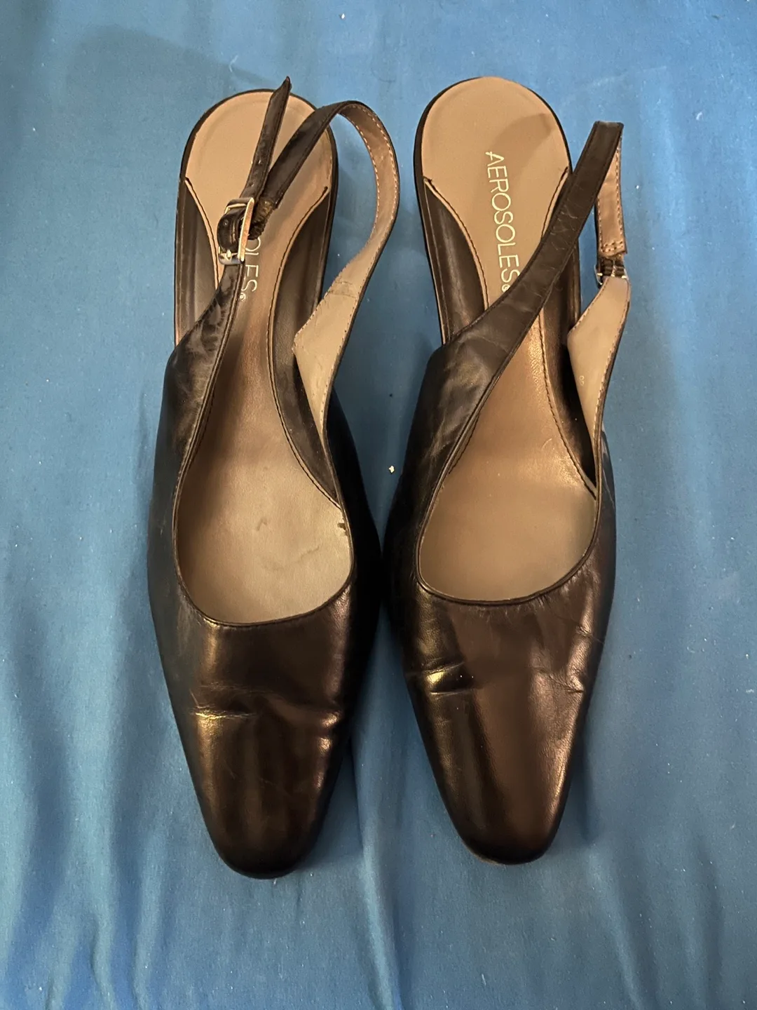 Aerosoles Black Slingback Heels thumbnail