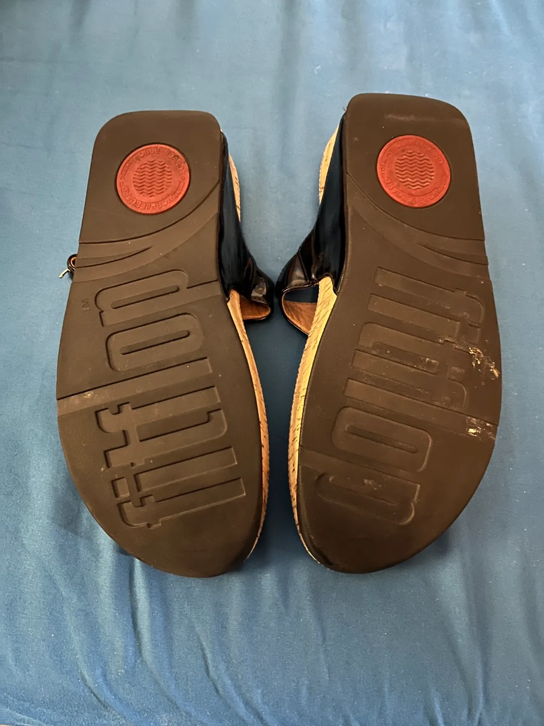 FitFlop Black Sandals, US 7 image indicator(2)