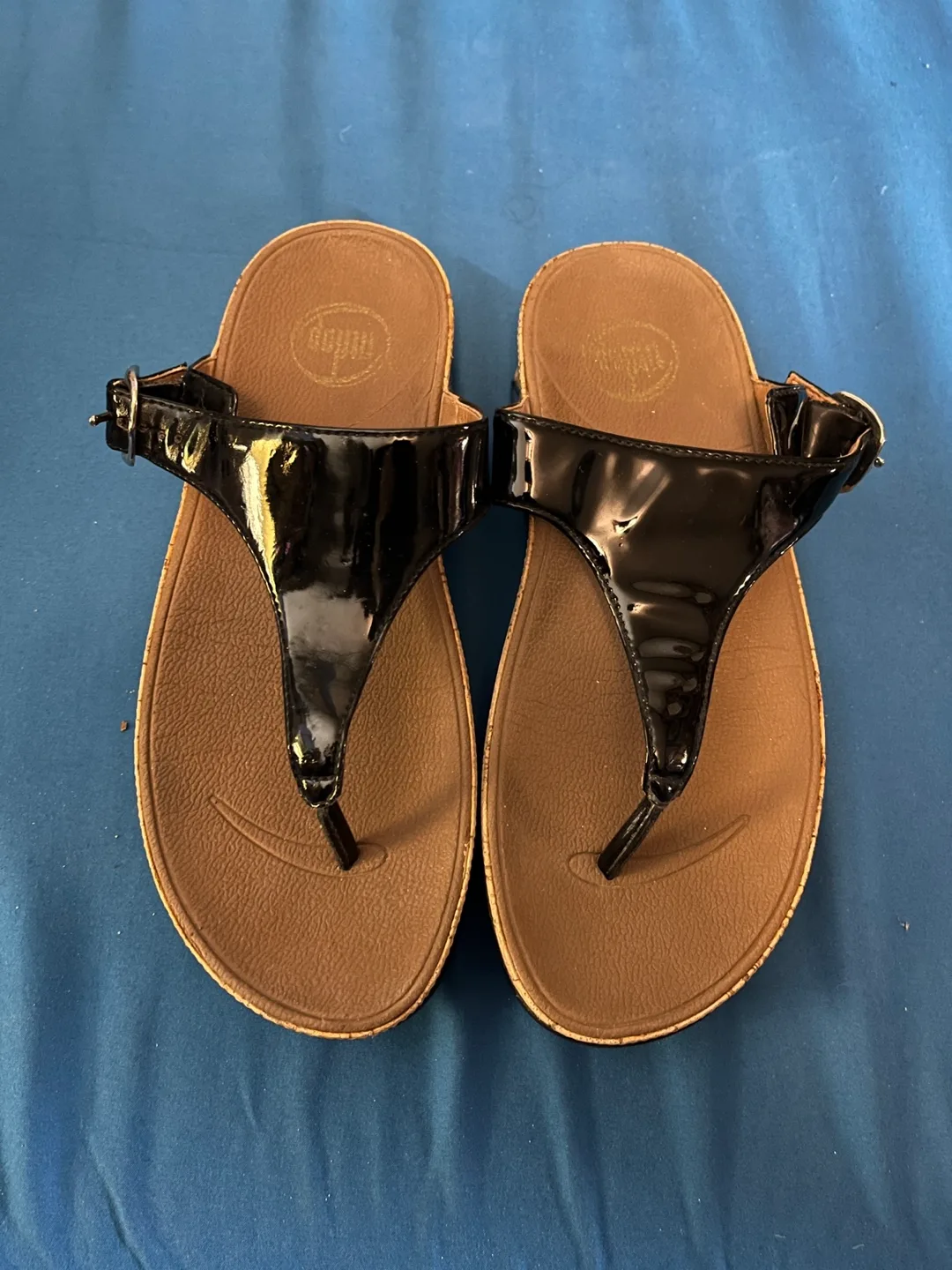 FitFlop Black Sandals, US 7 thumbnail